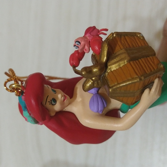 Vintage The Little Mermaid ARIEL Disney Collectable Christmas Ornament - Groiler - Picture 2 of 4